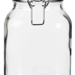 Glasburk med lock