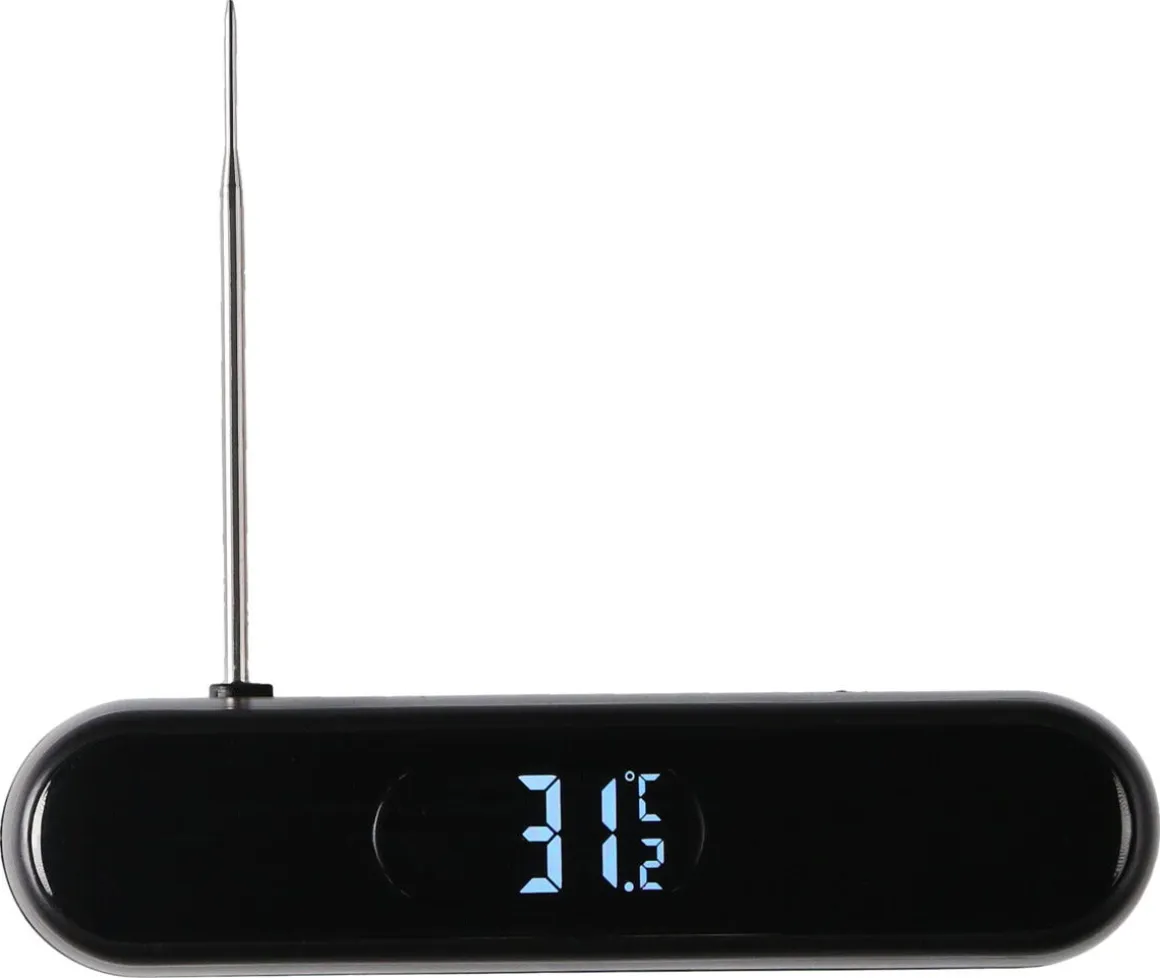 Grilltermometer, trådlös och digital med LCD-display