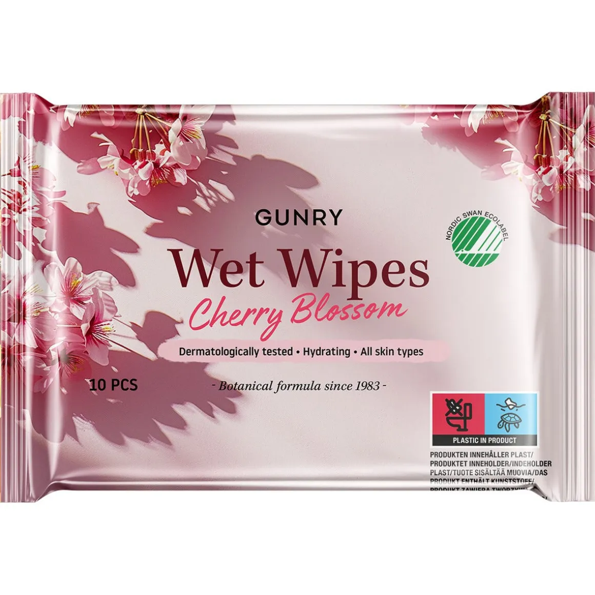 Gunry Wet Wipes våtservetter, 10-pack