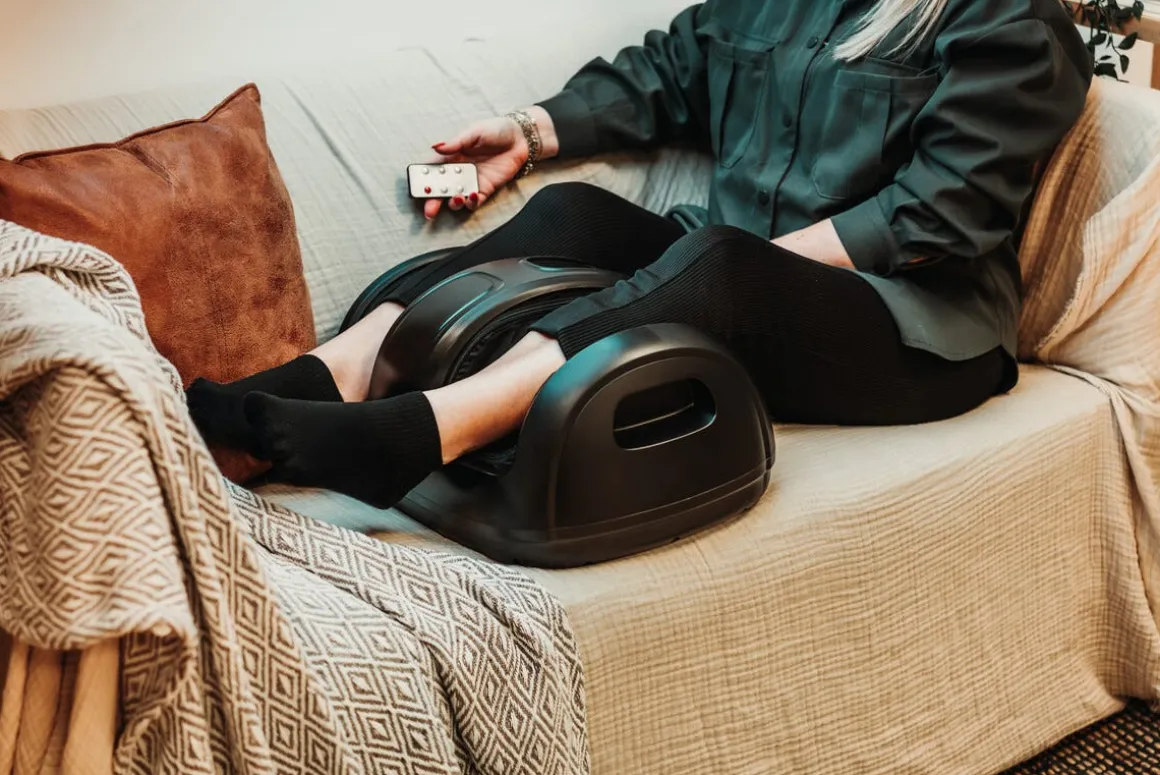 Haws fotmassage med värme och 3 program