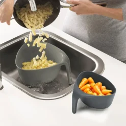 Joseph Joseph Nest durkslag plast, grå, 2-pack