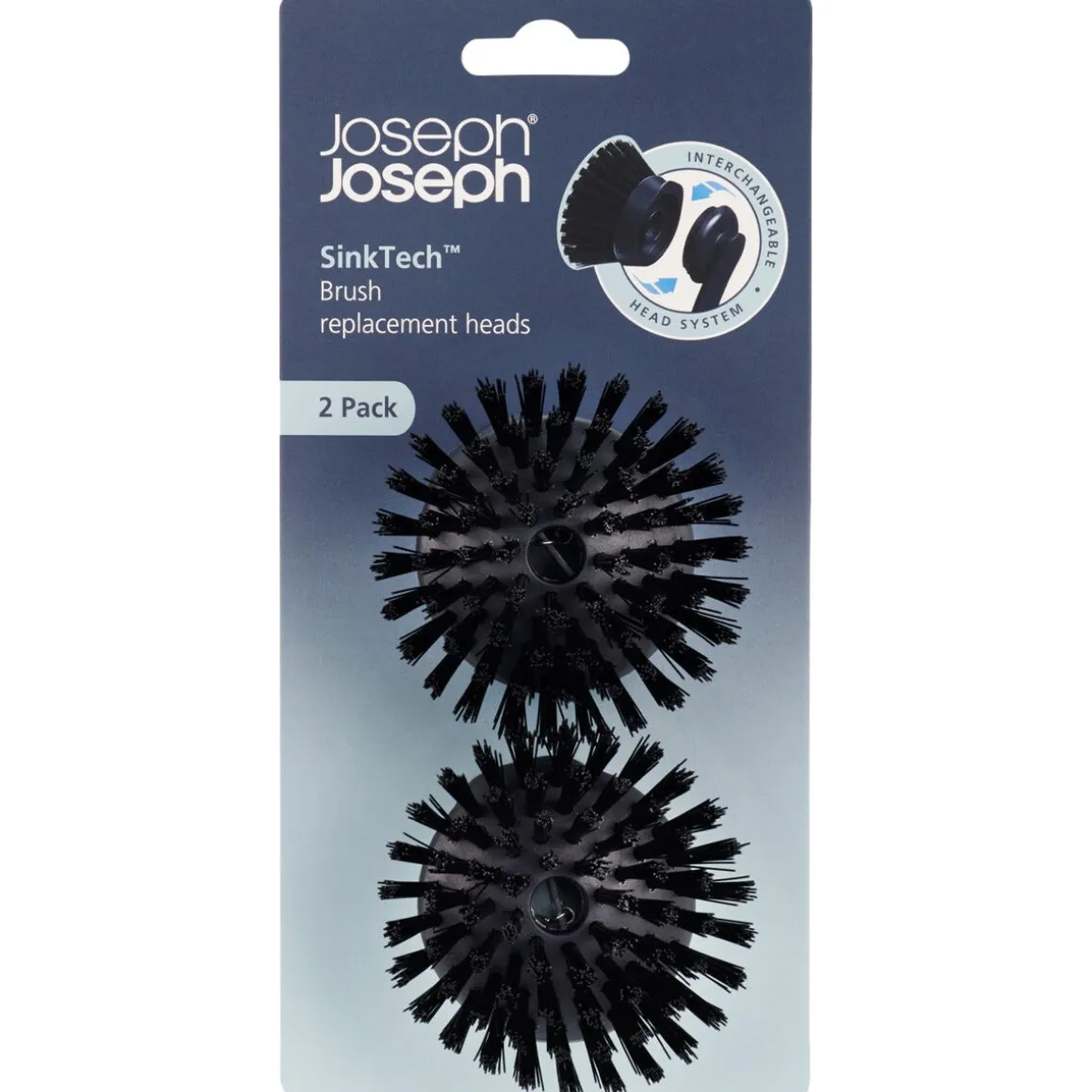 Joseph Joseph SinkTech diskborste refill, 2-pack