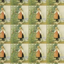 Julpapper 6 m x 70 cm, Carl Larsson