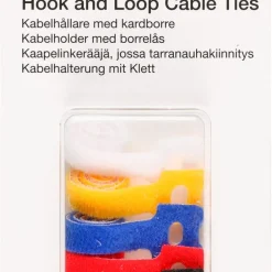 Kabelhållare med kardborre 5-pack