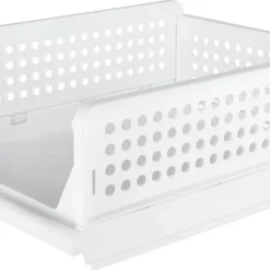 Klappbox med öppen front, vit