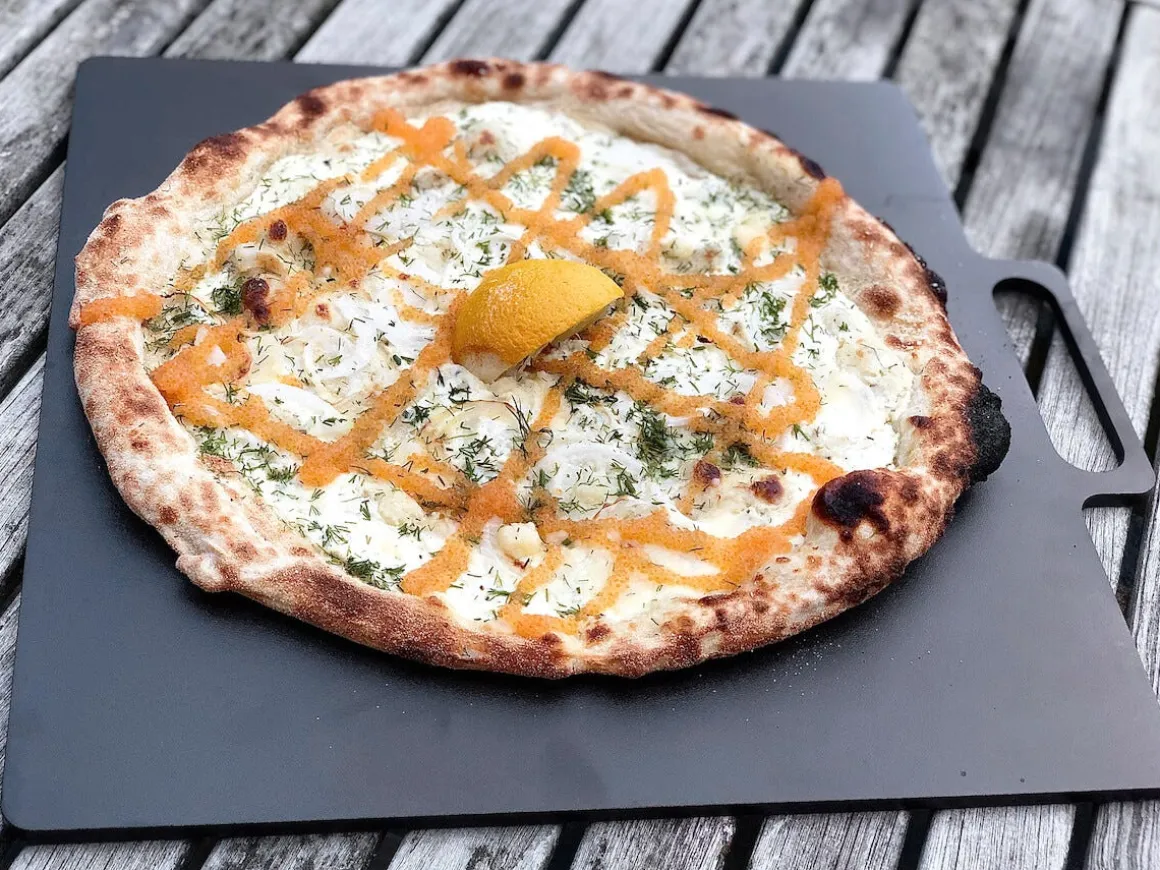 Kockums Jernverk pizzastål / bakstål 37 x 33 cm