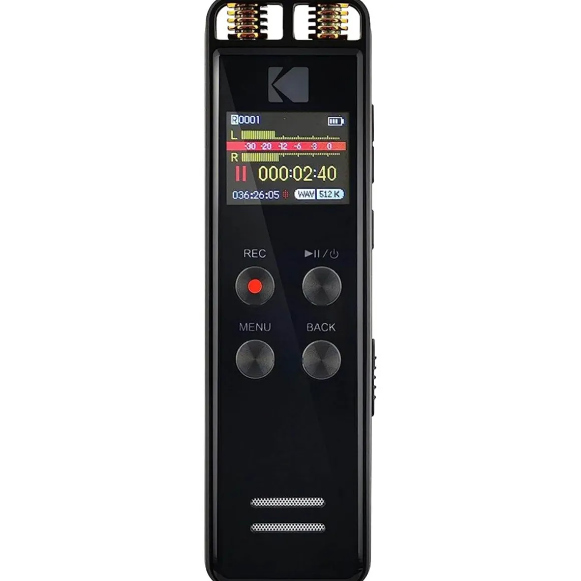 Kodak VRC550 diktafon med röstaktiverad inspelning