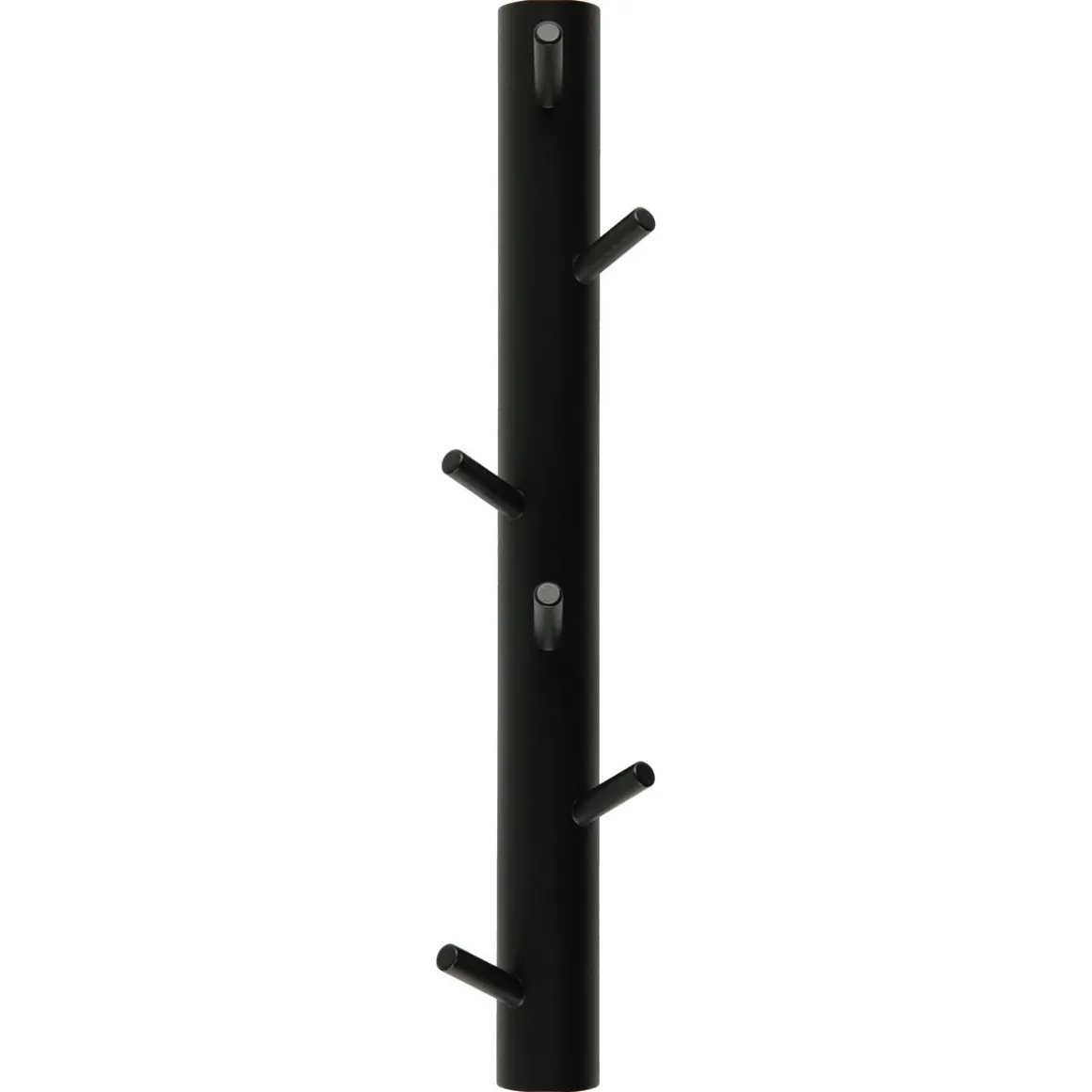 Kroklist Vertikal, hängare med 6 krokar, trä, 48 cm