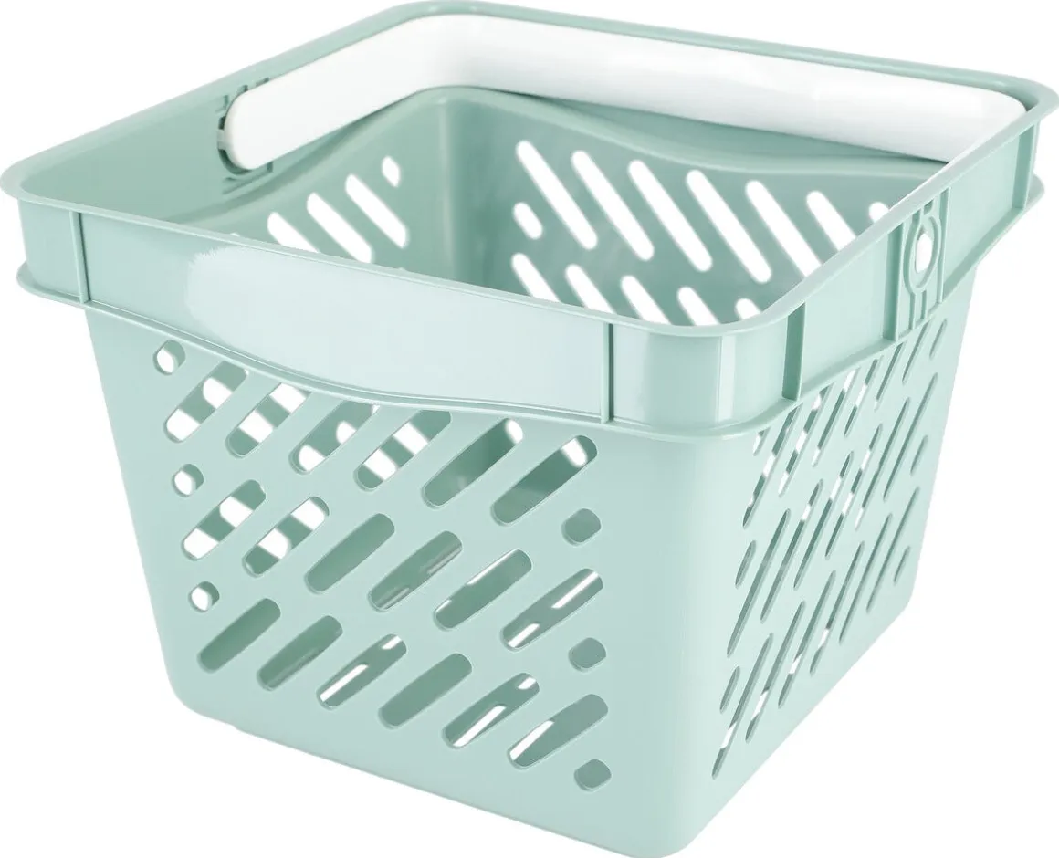 Kundkorg plast mini, med handtag, 27 x 27 x 21 cm