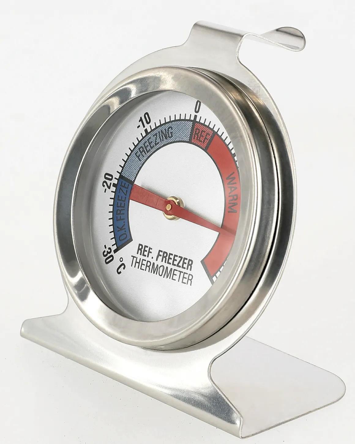Kyl- och frystermometer rostfritt stål