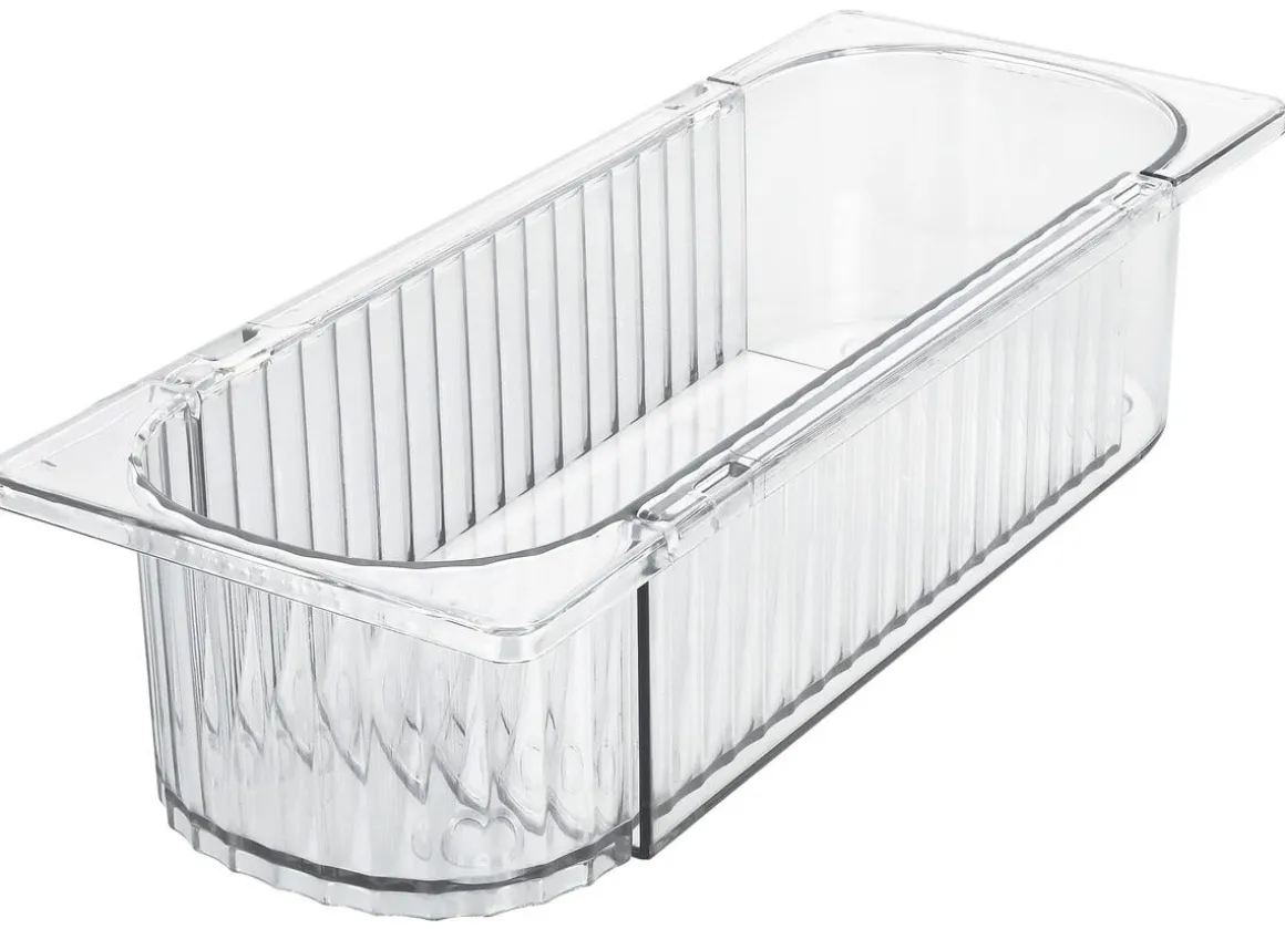 Lådinsats justerbar, transparent