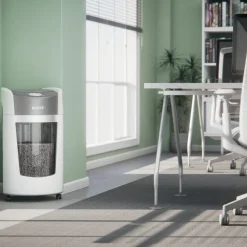 Leitz IQ OptiMax Office P5 dokumentförstörare, 35 l