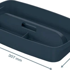 Leitz MyBox Cosy förvaringslåda med handtag, 3 fack
