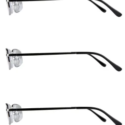 Läsglasögon metall, 3-pack