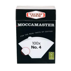 Moccamaster no.4 kaffefilter 1x4, 100-pack