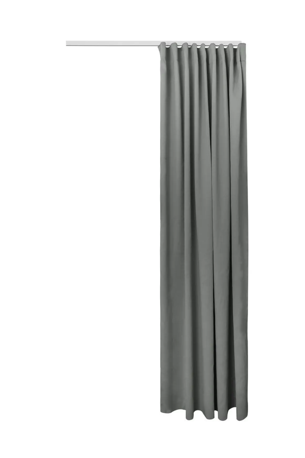 Mörkläggande gardin Blackout, mörkgrå, 1-pack