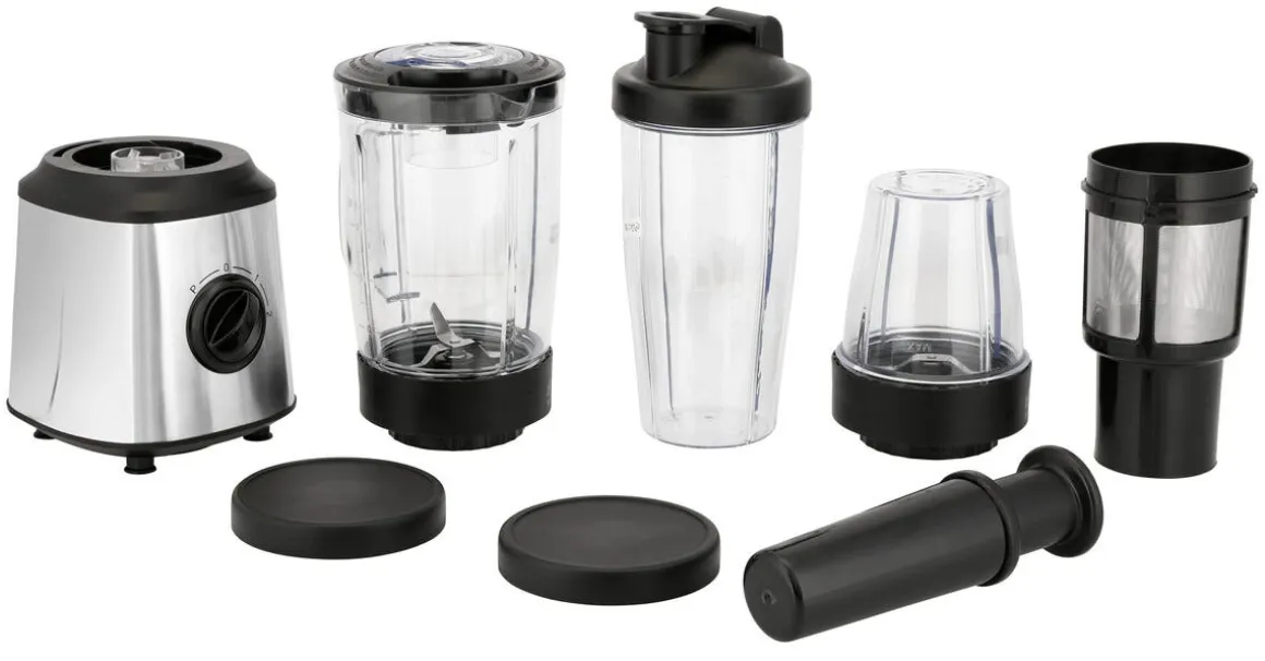 Multiblender med juicepress och take away-mugg