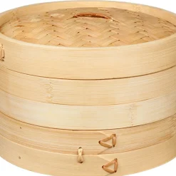 Ångkokare bambu, 20 cm