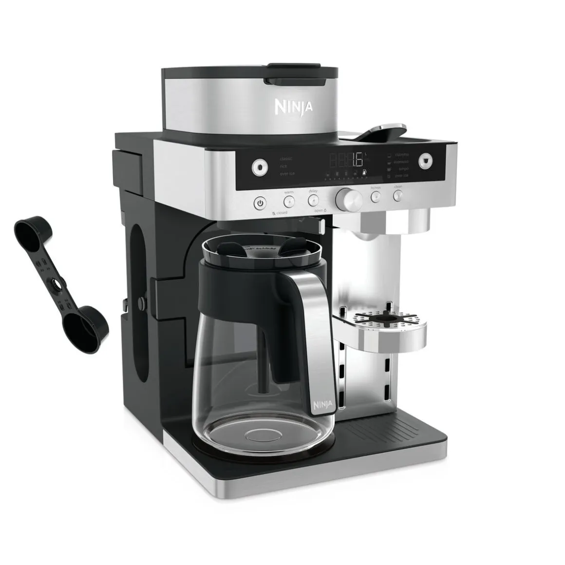 Ninja Prestige DualBrew kaffebryggare och kapselmaskin, 1,8 l