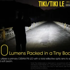 Nitecore laddningsbar ficklampa LED, USB-C, 300 lm
