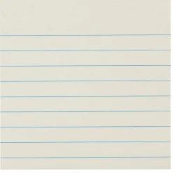 Notisblock med linjerade ark 101 x 101 mm