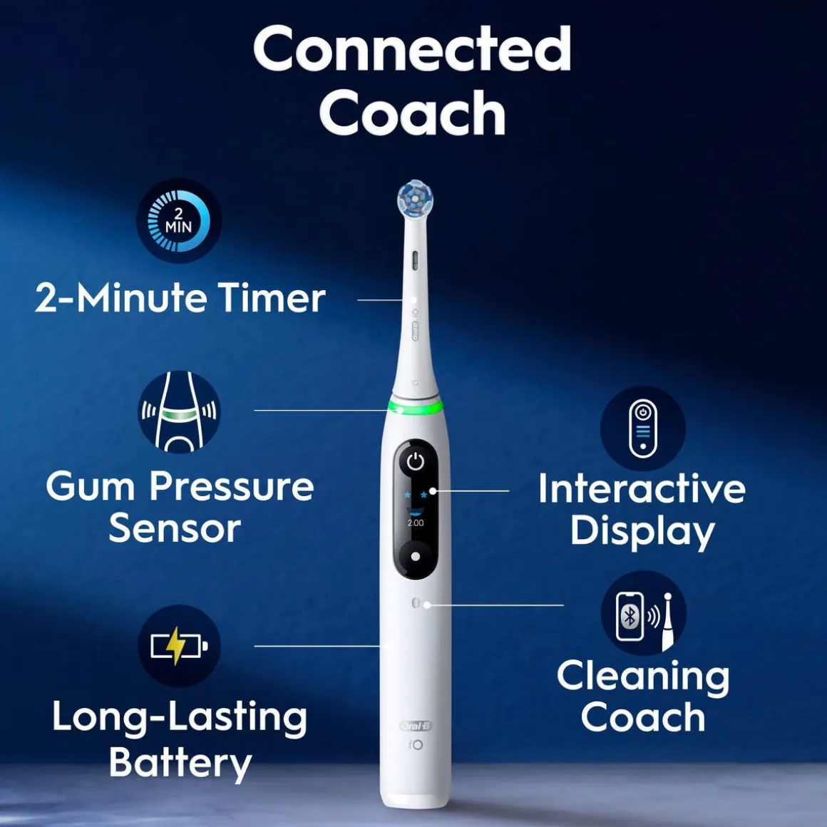 Oral-B iO 6 eltandborste, 5 borstlägen