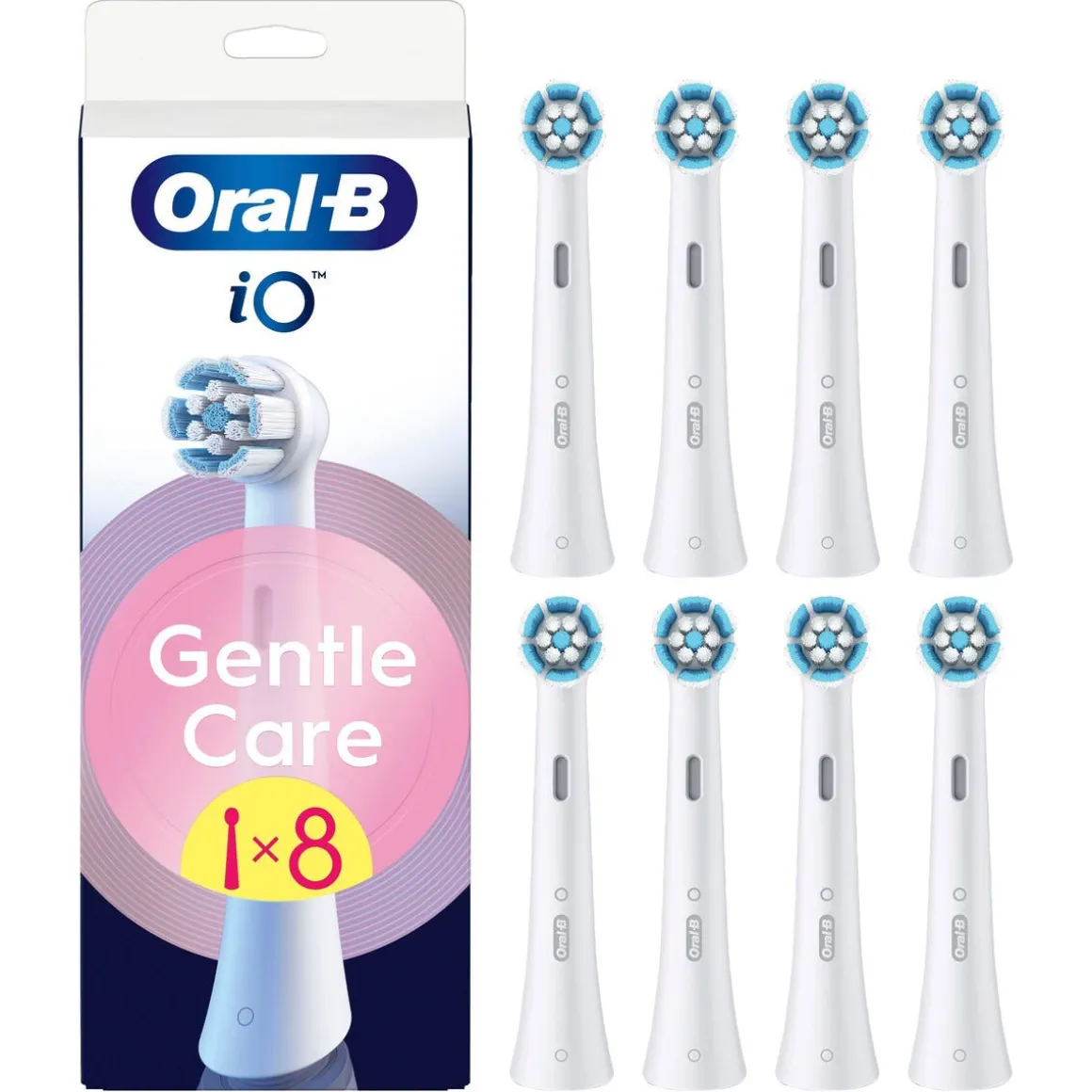Oral-B iO Gentle Care borsthuvud, vit