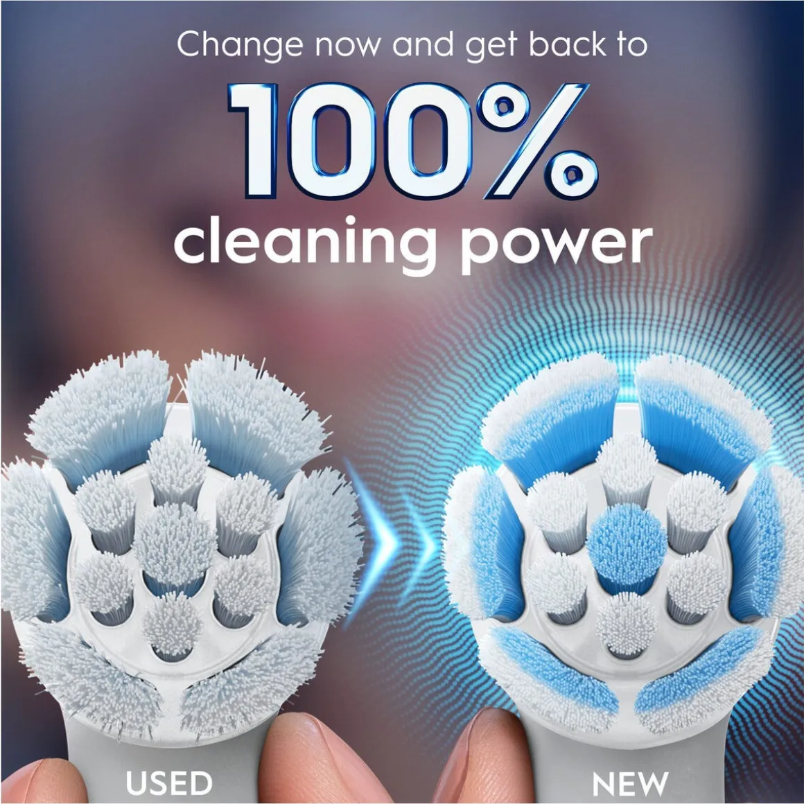 Oral-B iO Gentle Care borsthuvud, vit