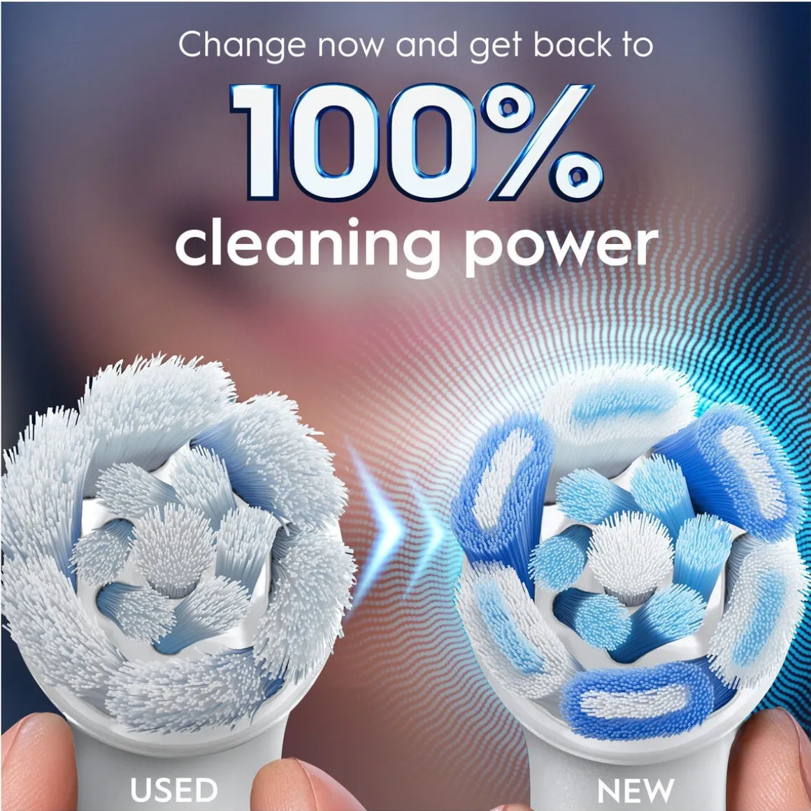 Oral-B iO Ultimate clean borsthuvud, vit