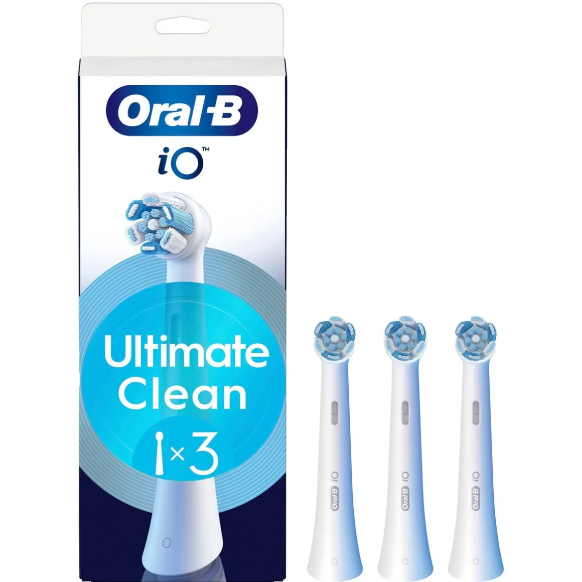 Oral-B iO Ultimate clean borsthuvud, vit