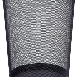 Papperskorg metall, svart