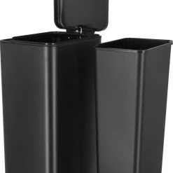 Pedalhink 20 liter rektangulär, svart