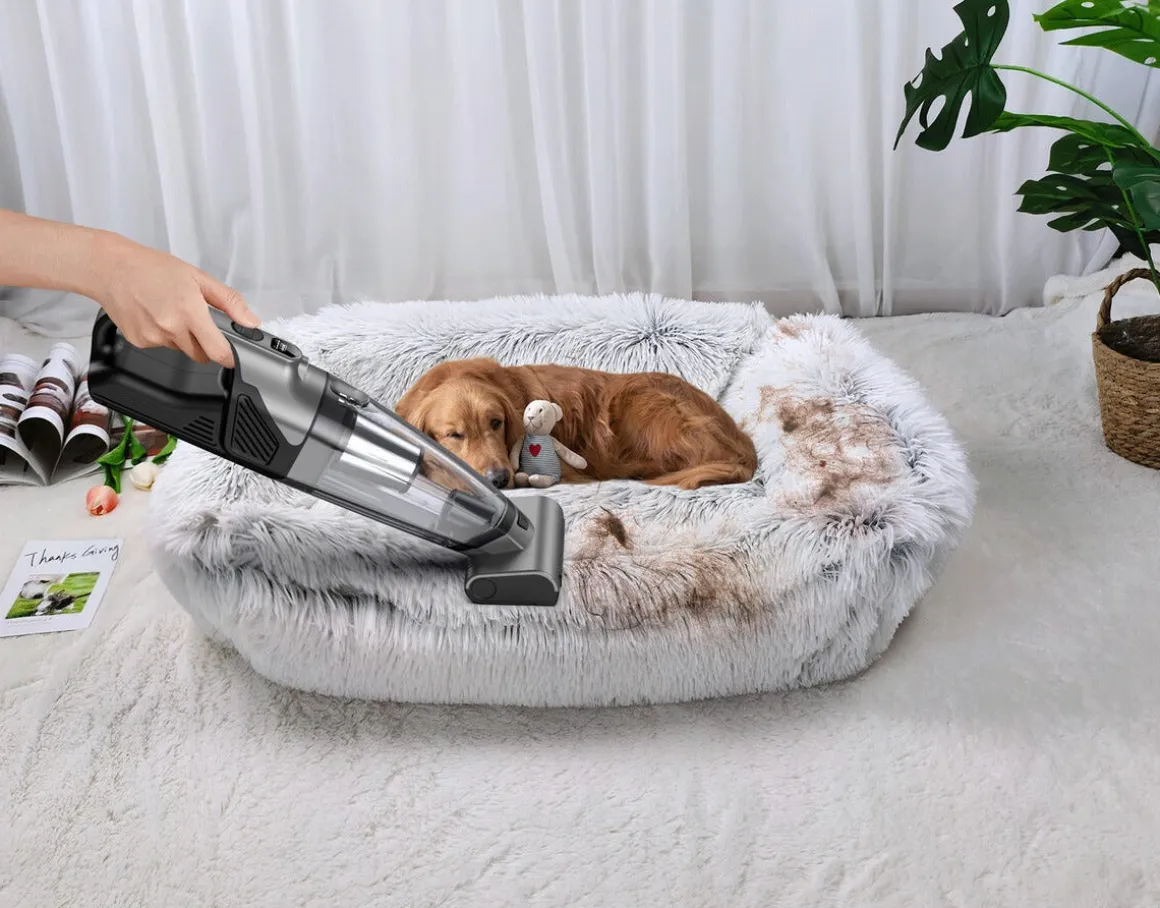 Pet hair eraser handdammsugare för djurhår och smuts, 120 W