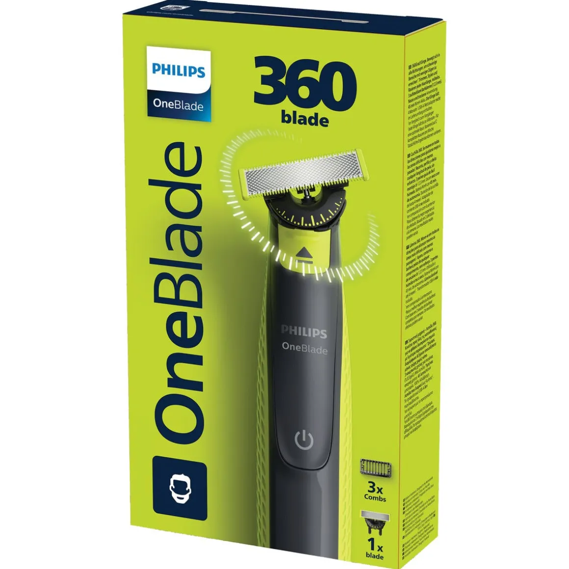 Philips OneBlade 360 elektrisk rakhyvel, QP2724/23