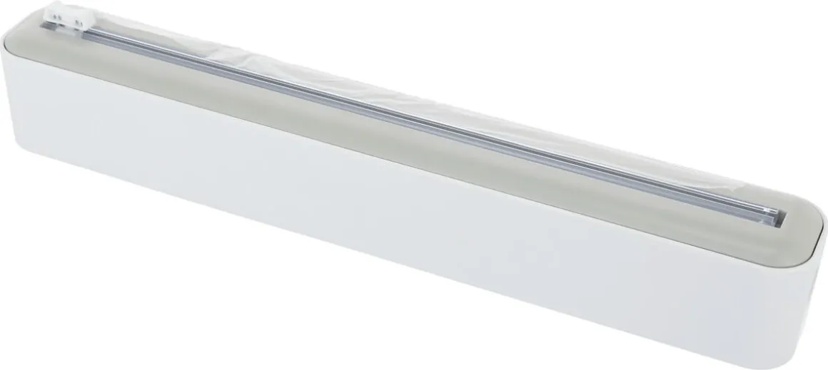 Plastfoliedispenser med skärare