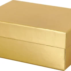 Presentask liten, guld, 100 x 150 x 60 mm