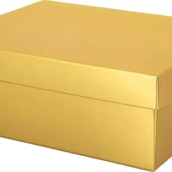 Presentask stor, guld, 200 x 250 x 90 mm