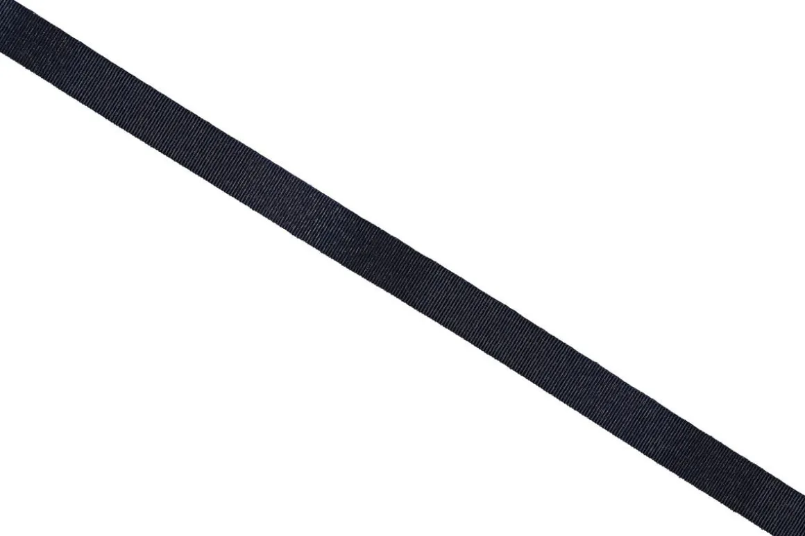 Presentband i ribbat tyg, blå, återanvändbara