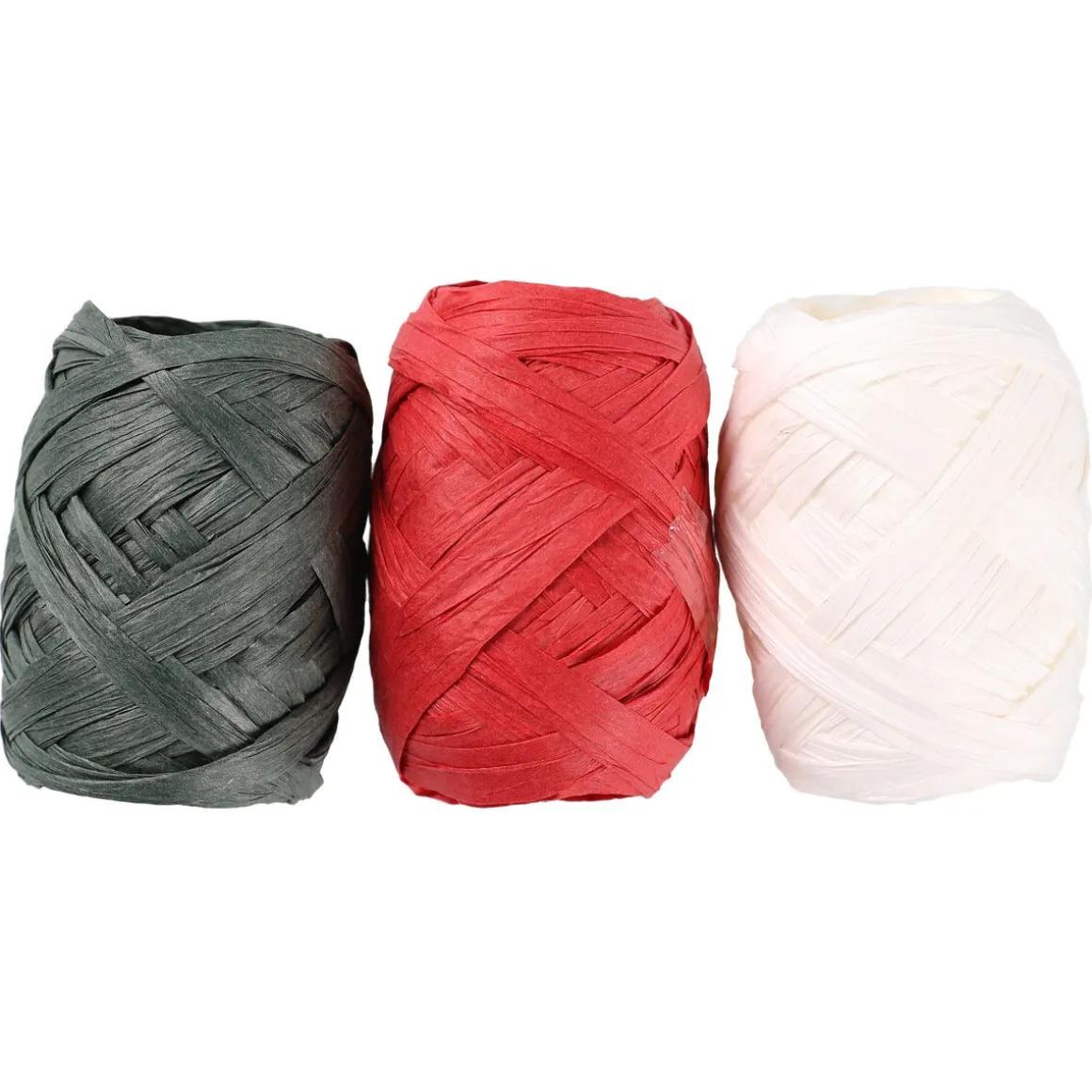 Presentband papper röd/grön/vit 3x5 m 3-pack