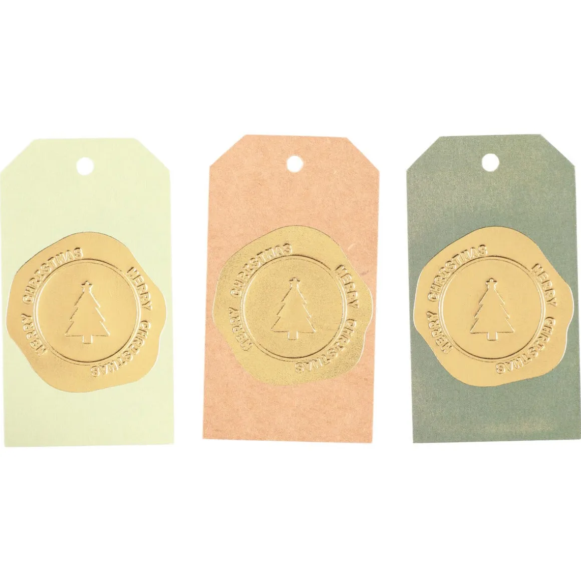 Presentetiketter sigill 12-pack