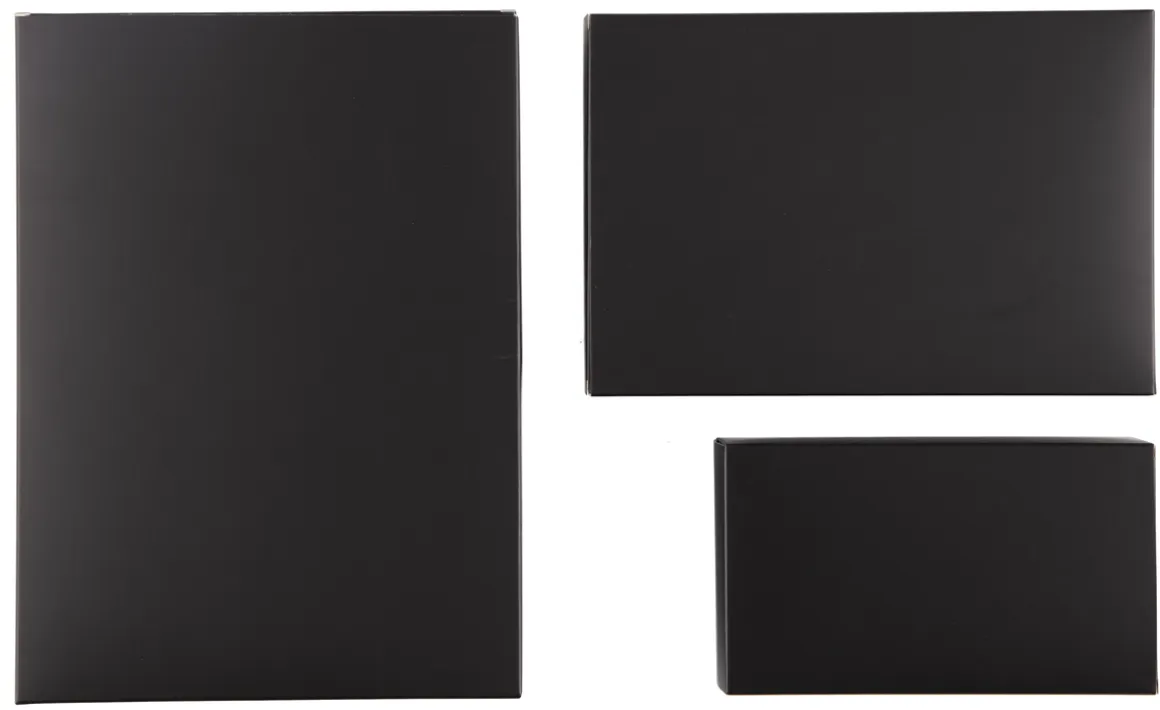 Presentförpackningar 3-pack, svart