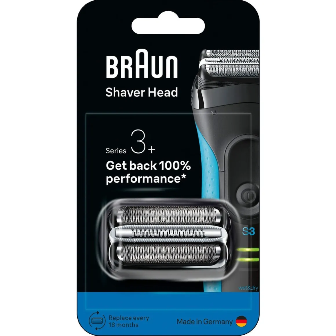 Rakhuvud 32B till rakapparat Braun Series 3+