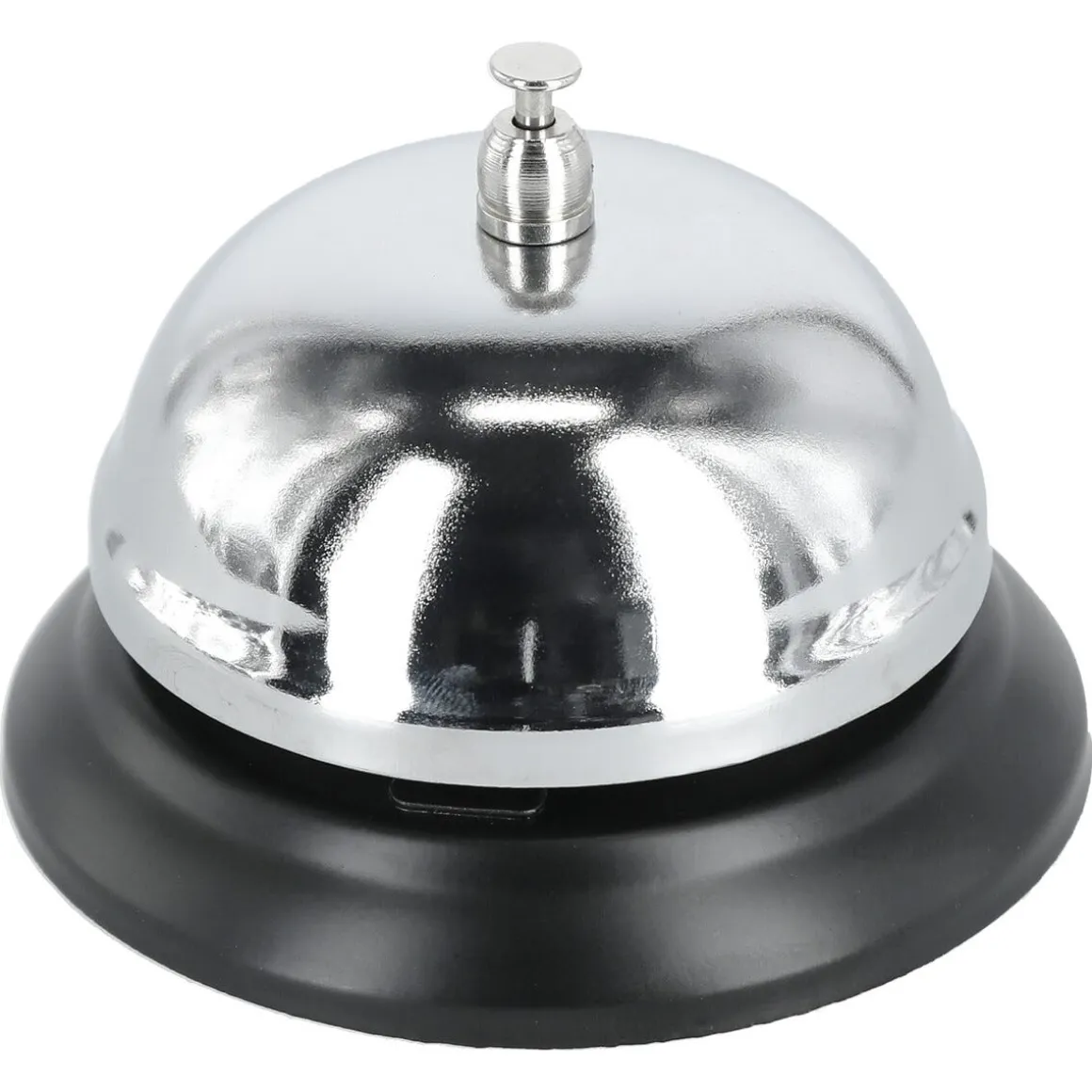 Receptionsklocka metall, 8,5 cm