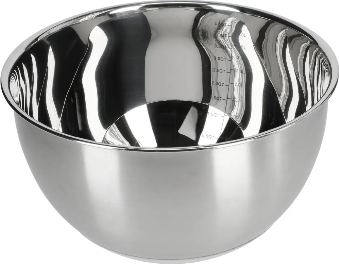 Rostfria skålar med lock, 3-pack