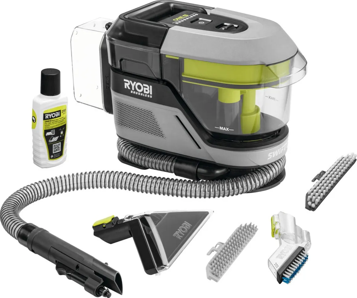 Ryobi Swift Clean textiltvätt 18V One+, RDC18BL-0