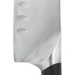 Santokukniv 17 cm, svart