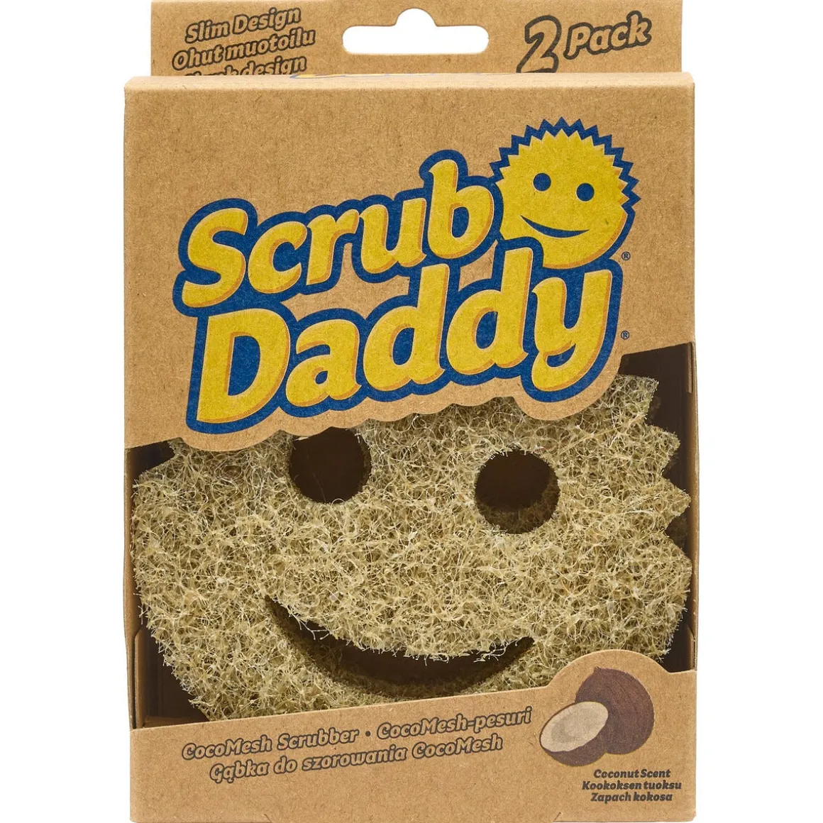 Scrub Daddy CoCo rengöringssvamp, 2-pack