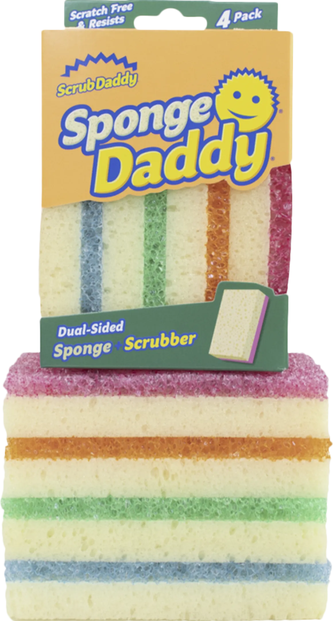 Scrub Daddy rengöringssvamp, 4-pack