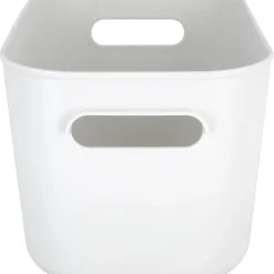 Serenity förvaringslåda i plast utan lock, vit