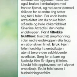 Silverline Tower flugfälla, flugfångare inomhus, 2-pack